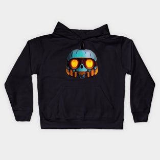 Pumpkin Skull Halloween Kids Hoodie